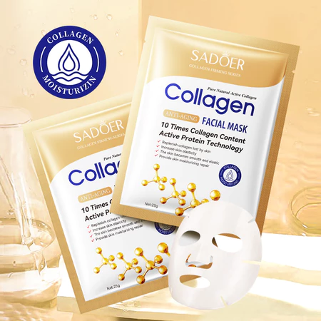 Máscara Facial de Bio Colágeno